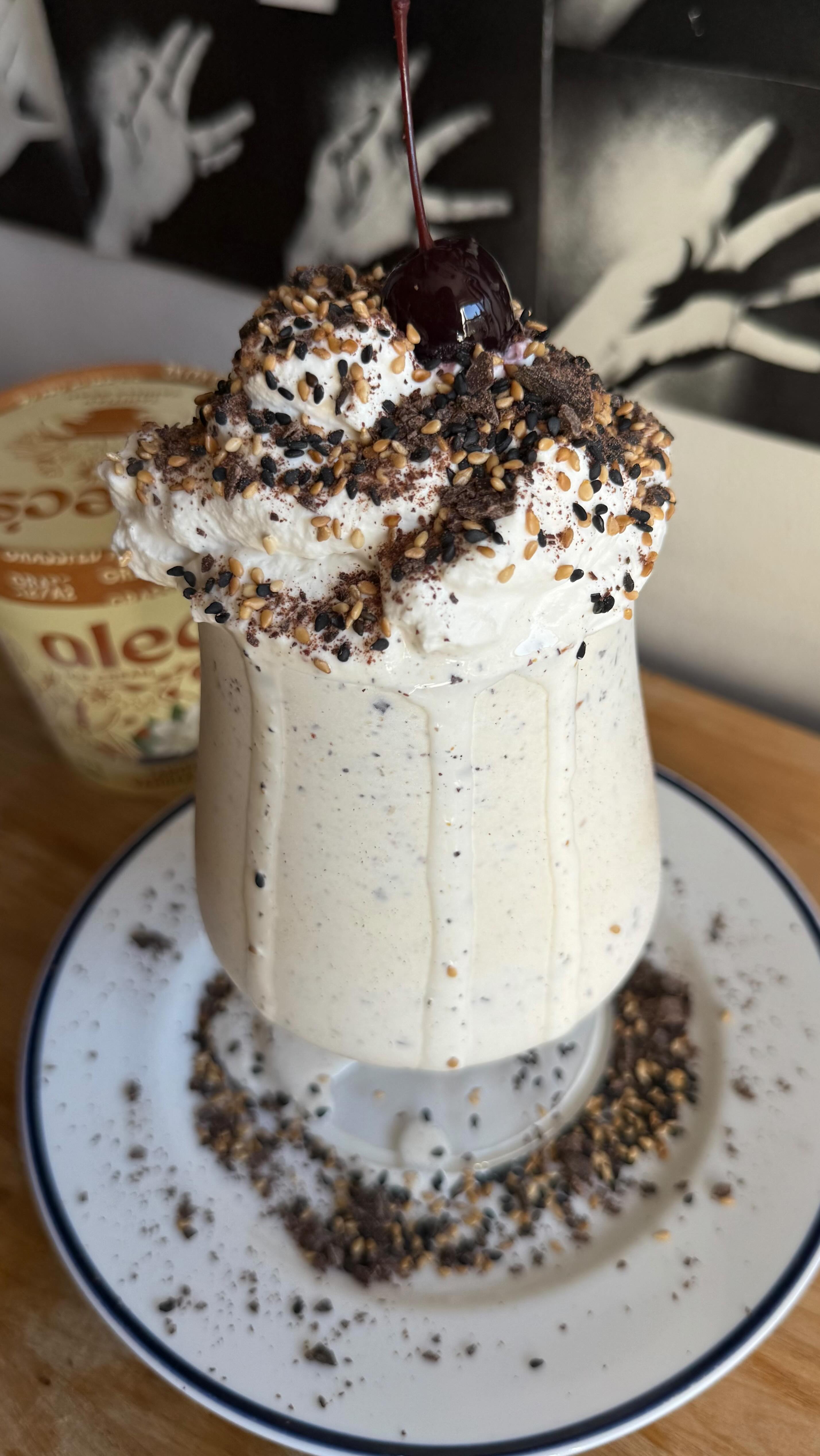 Instagram post by @alex_delany for Alec's Ice Cream. Caption reads: It’s milkshake time, folks. I’m a massive....