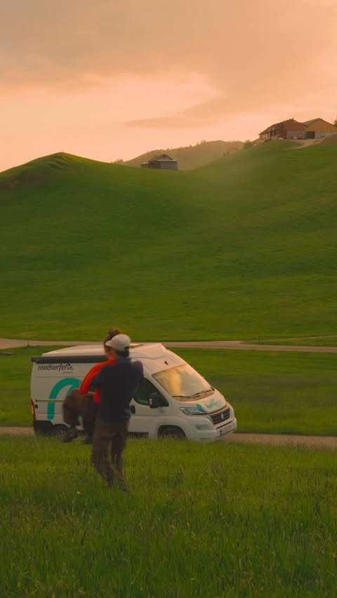 Instagram post by @cloeandmauro for roadsurfer. Caption reads: [...] would disappear like this again with....