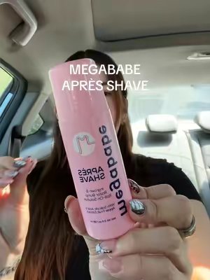 TikTok post by @miaaaamumford for Megababe. Caption reads: [...] product definitely deserves some hype....