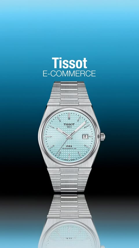 Instagram post by @keshrify for TISSOT. Caption reads: For the first time ever, Tissot has launched its....