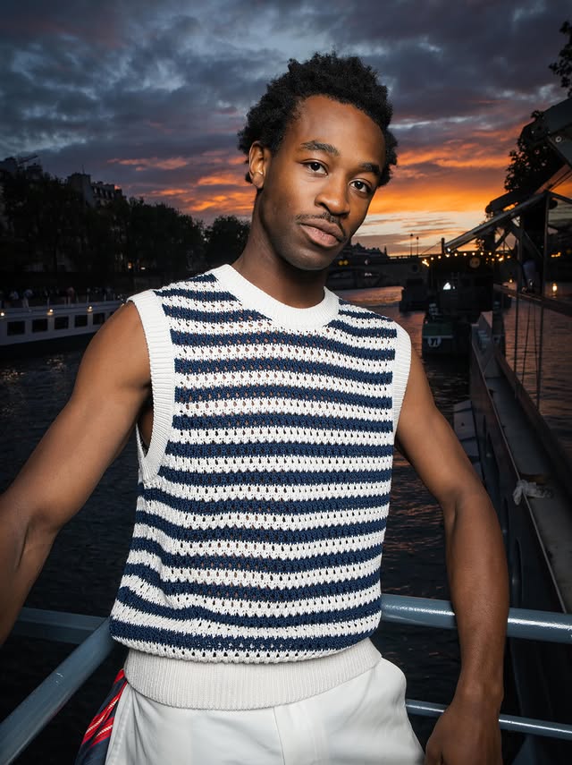 Instagram post by @akamztweenty for Tommy Hilfiger. Caption reads: summer has officially started with @tommyhilfiger....