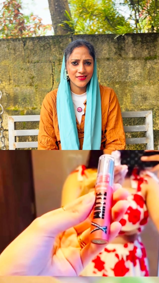 Instagram post by @sherna_jalal for MARS Cosmetics. Caption reads: Do follow and comment for 🔗link🔗🥰#lipstick....