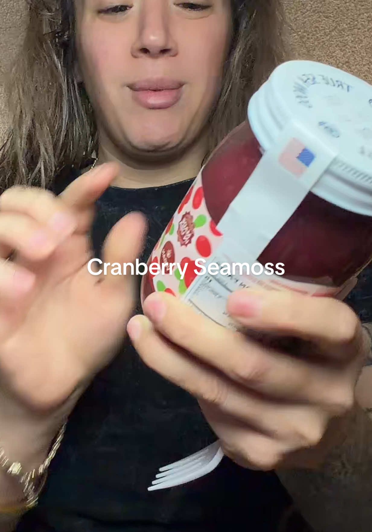 TikTok post by @humblemenails for TrueSeaMoss. Caption reads: [...] with textures or not being able to do....