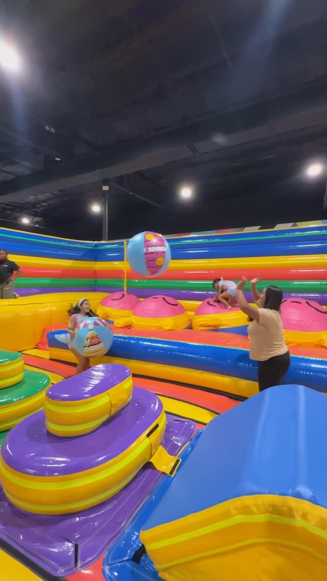 Instagram post by @noemixperez for Funbox. Caption reads: Come check out @funboxhouston 🤩🥳 
Thanks for....