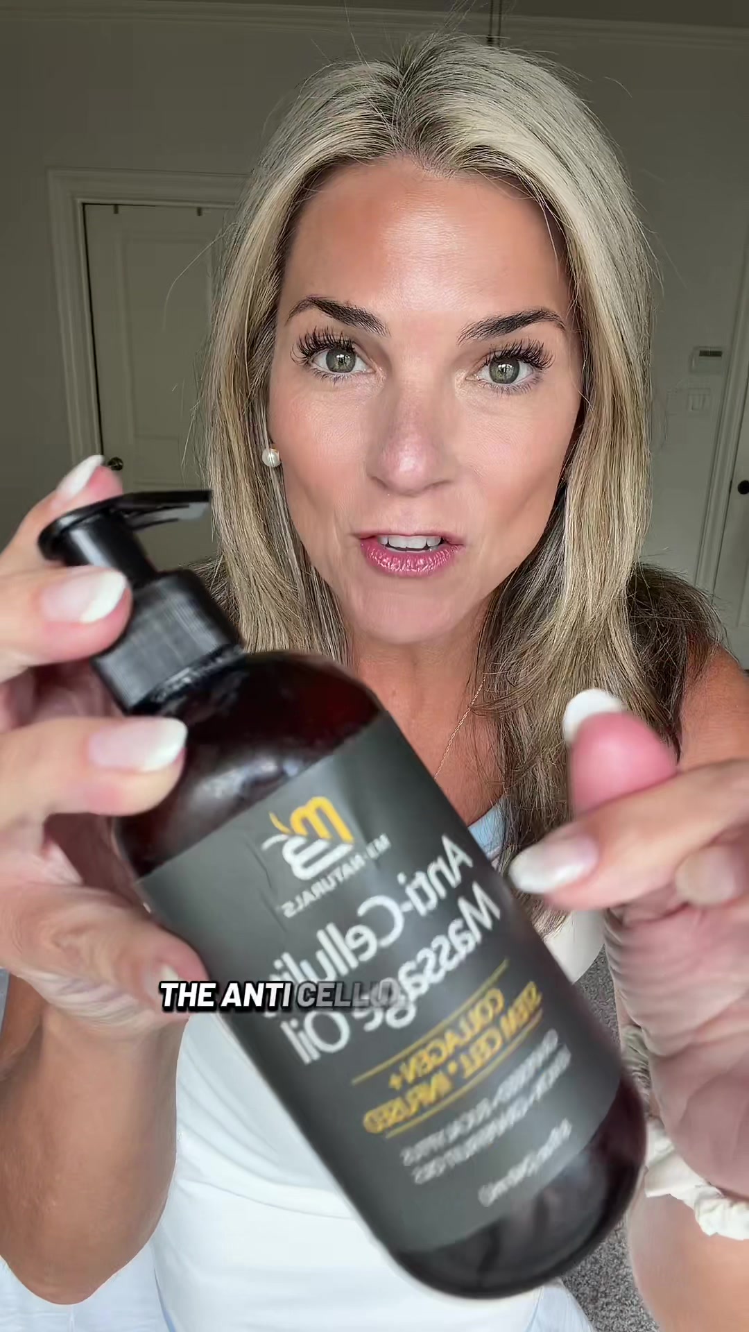 TikTok post by @jennsuggs for M3 Naturals. Caption reads: Smooth FR…@M3 Naturals #dealsforyoudays #genx....