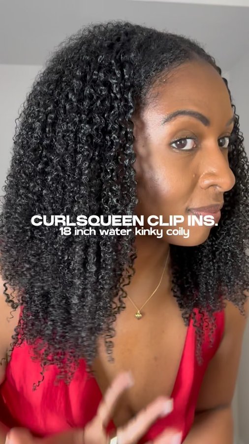 Instagram post by @dippedinshanelle for Curlsqueen. Caption reads: back with another episode of you cannot tell me....