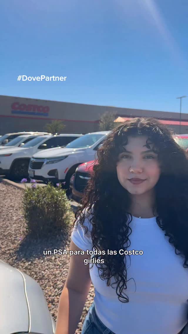 Instagram post by an influencer for Dove. Caption reads: #DovePartner PSA para todas mis [...].
