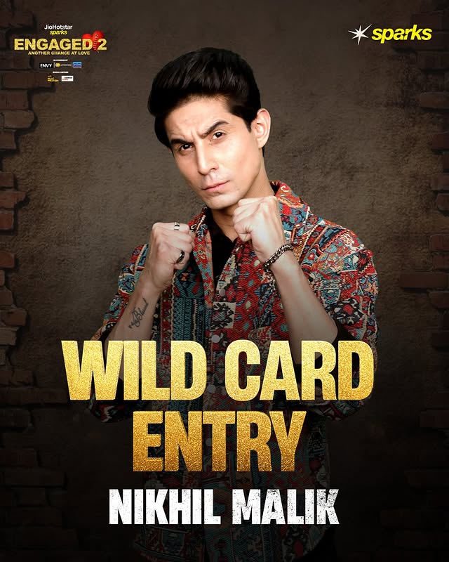 Instagram post by @nikhilmalik__ for JioCinema. Caption reads: Game ka pehla jhatka: Wild Cards ki entry! Things....
