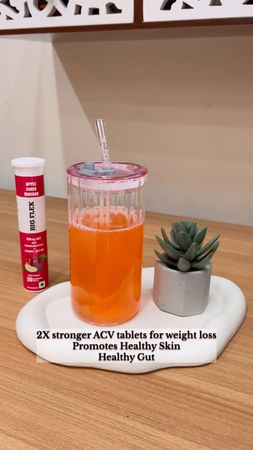 Instagram post by @shweta_v24 for Big Flex - Sports Nutrition. Caption reads: #Ad Eating junk food is kinda obvious but then I....