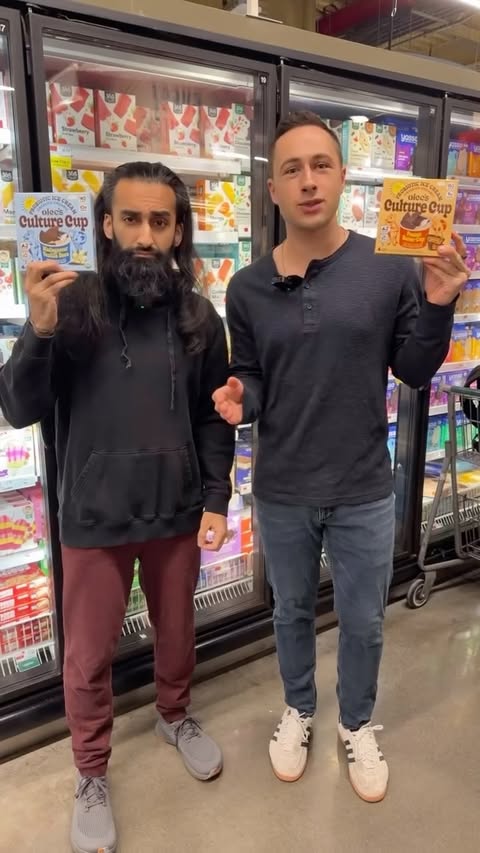 Instagram post by @healthwithhunter for Alec's Ice Cream. Caption reads: January doesn’t have to mean strict rules or....