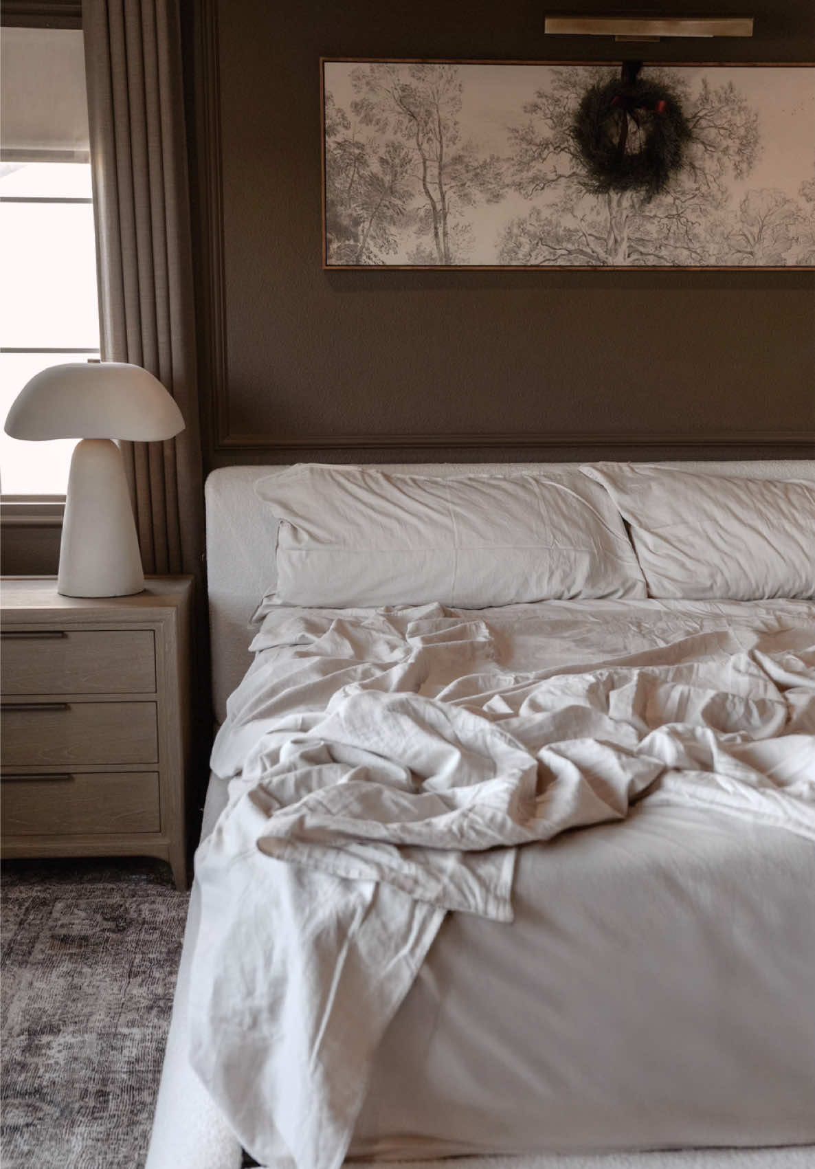 TikTok post by @evaacatherine for Bedsure Home. Caption reads: I’ve been on a mission to upgrade our bedding and....