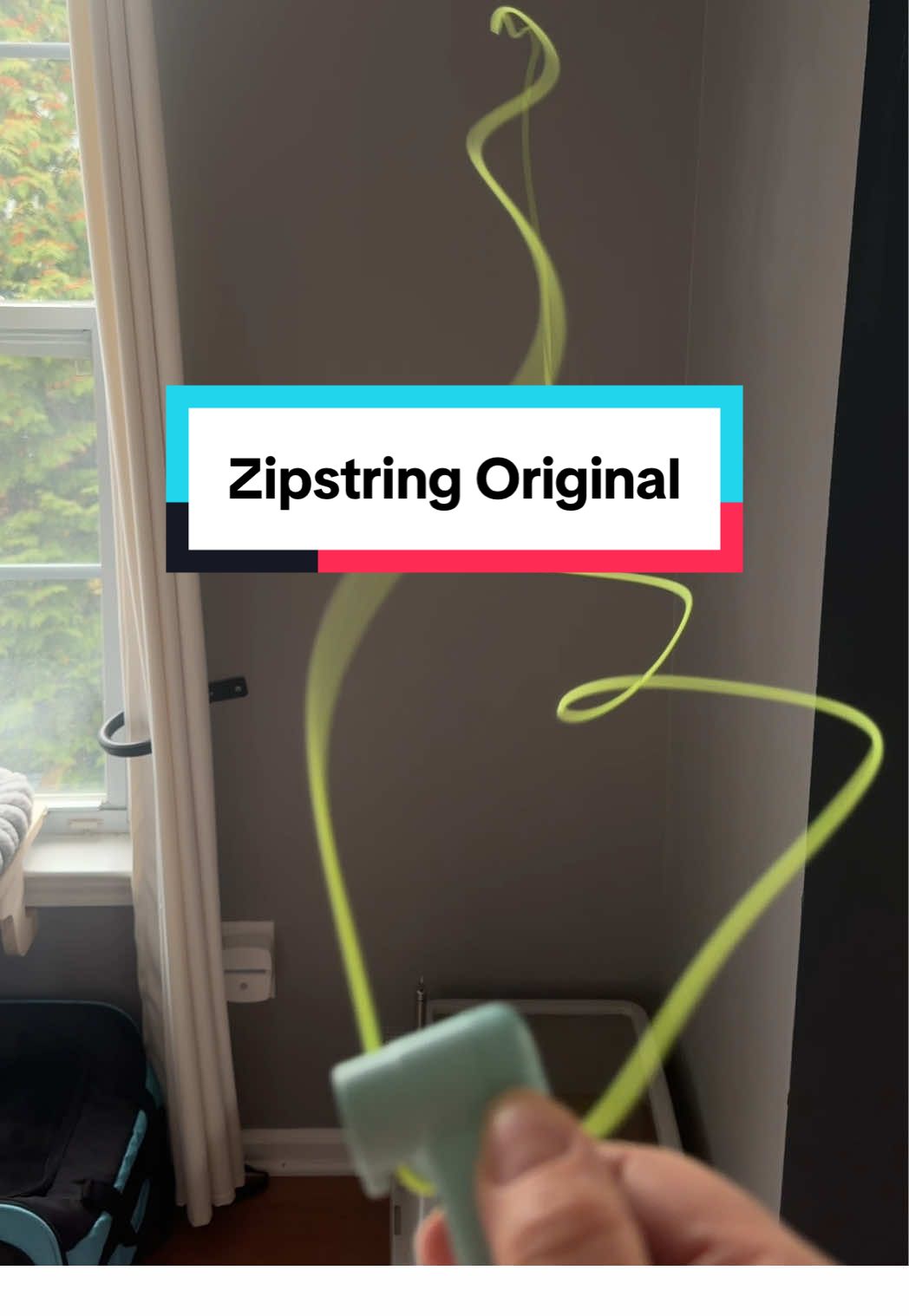 TikTok post by @_dashandluna_ for ZipString. Caption reads: I’ve been so intrigued by @ZipString so I decided....