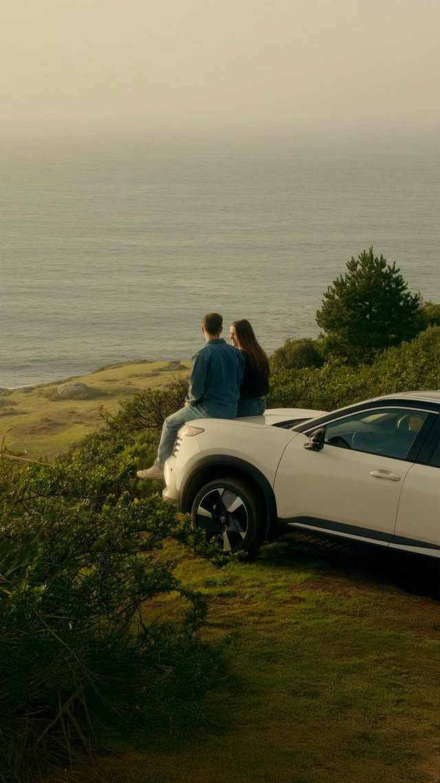 Instagram post by @kylenutt for Nissan. Caption reads: [...] easily found the most epic views in our....