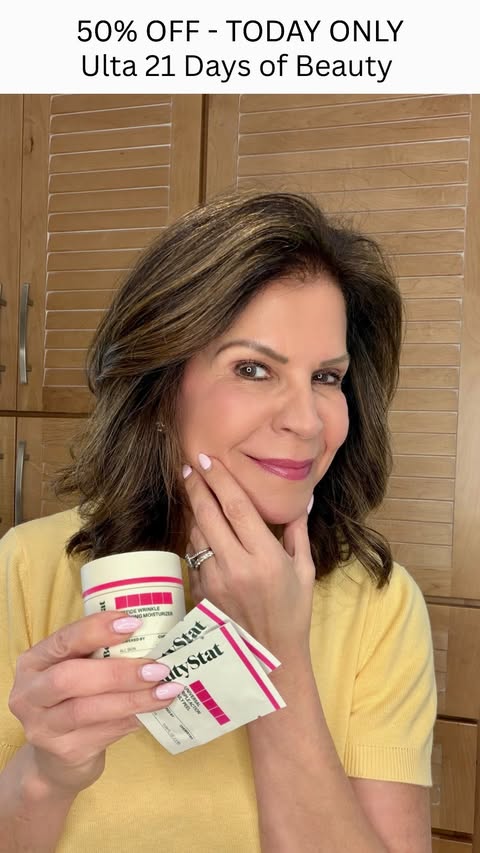 Instagram post by @gwenliveswell for BeautyStat Cosmetics. Caption reads: ✨ 50% OFF BeautyStat… today only ✨ If you know me,....