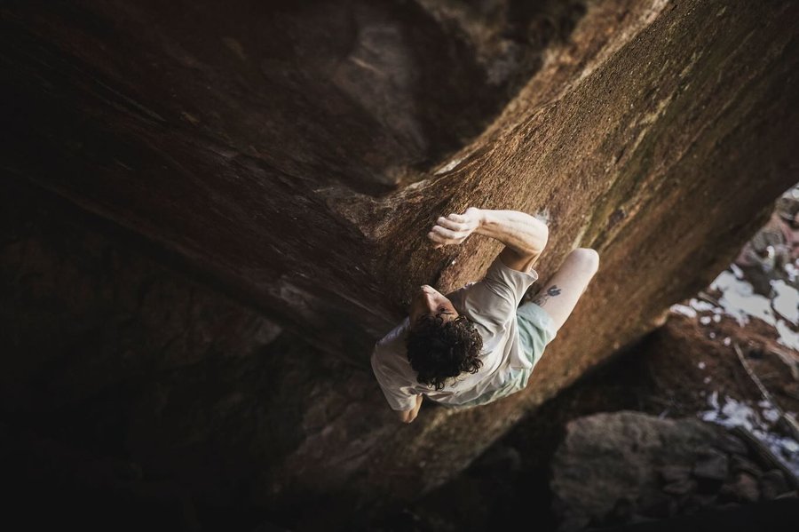 Instagram post by @hamish_mcarthur for Arc'teryx. Caption reads: “MEGATRON” (V17)

Spirit scratches at the walls....