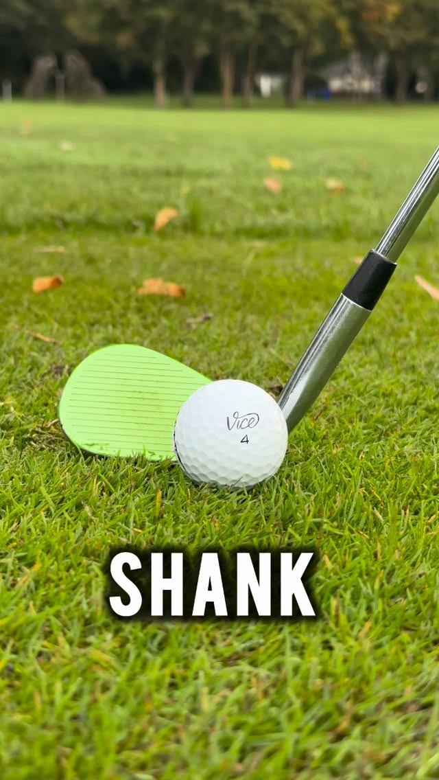 Instagram post by @carlociullogolf for VICE GOLF. Caption reads: Struggling with the shanks? Here’s a breakdown of....