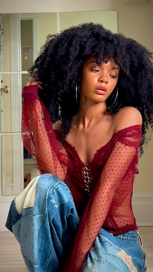 Instagram post by @iamkaylagreen for Thistle and Spire. Caption reads: Outfit Ideas pt 31 | put me in @thistleandspire....