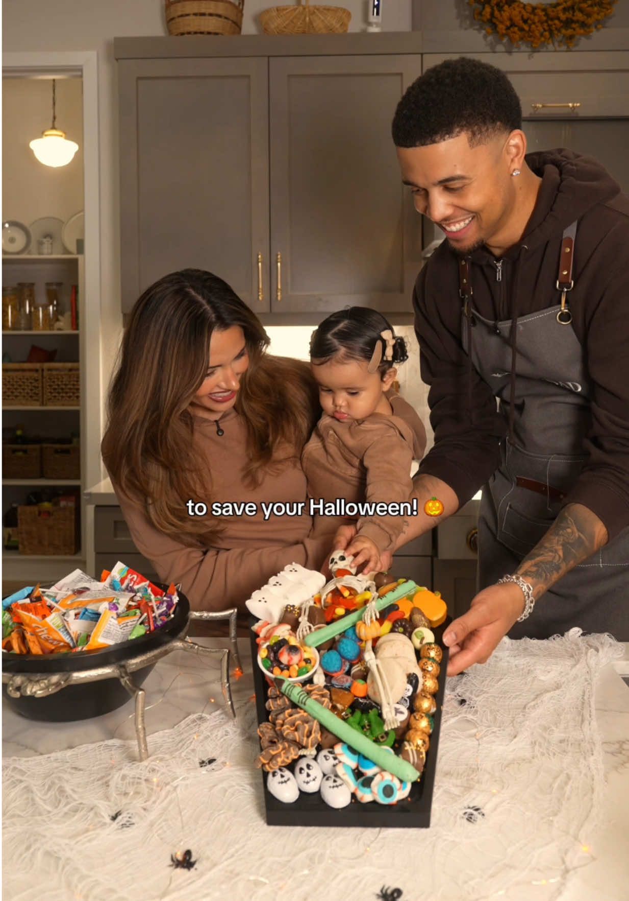 TikTok post by @kburton_25 for DoorDash. Caption reads: Forgot the Halloween candy? Don’t stress.....