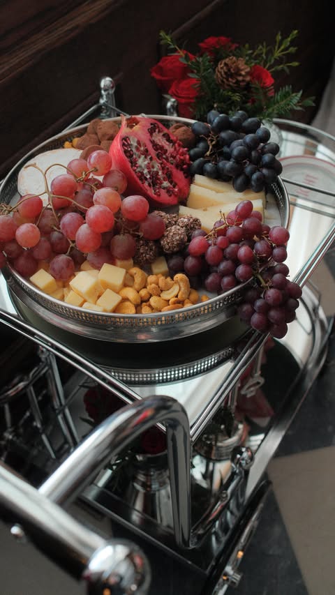 Instagram post by @peonyandhoney for Whole Foods Market. Caption reads: An intimate evening at home with my best girls,....