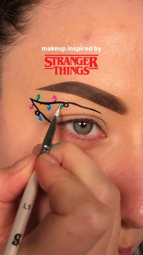 Instagram post by @alicekingmakeup for Sugarpill Cosmetics. Caption reads: stranger things inspired....