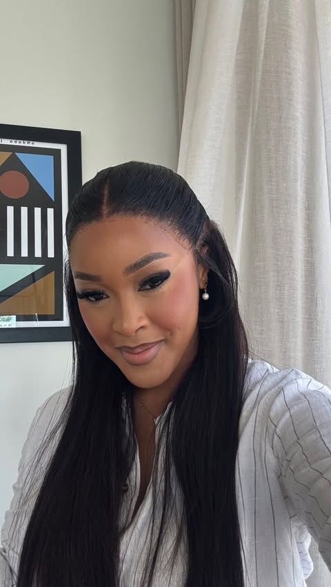 Instagram post by @babalwa_mcaciso for L’Oréal Professionnel Paris ZA. Caption reads: Spring is here, and I’m making sure my hair is....