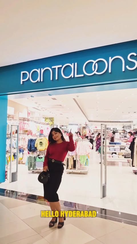Instagram post by @aseemapandaofficial3 for Pantaloons. Caption reads: Just walked into Pantaloons and this Flat 50% off....