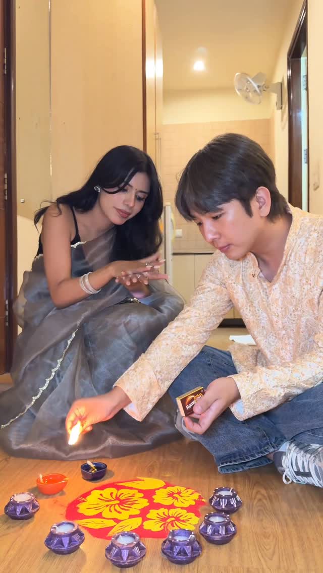Instagram post by @pragati.vermaa for Acer. Caption reads: Korean boy celebrates Diwali… 🪔

And you can make....