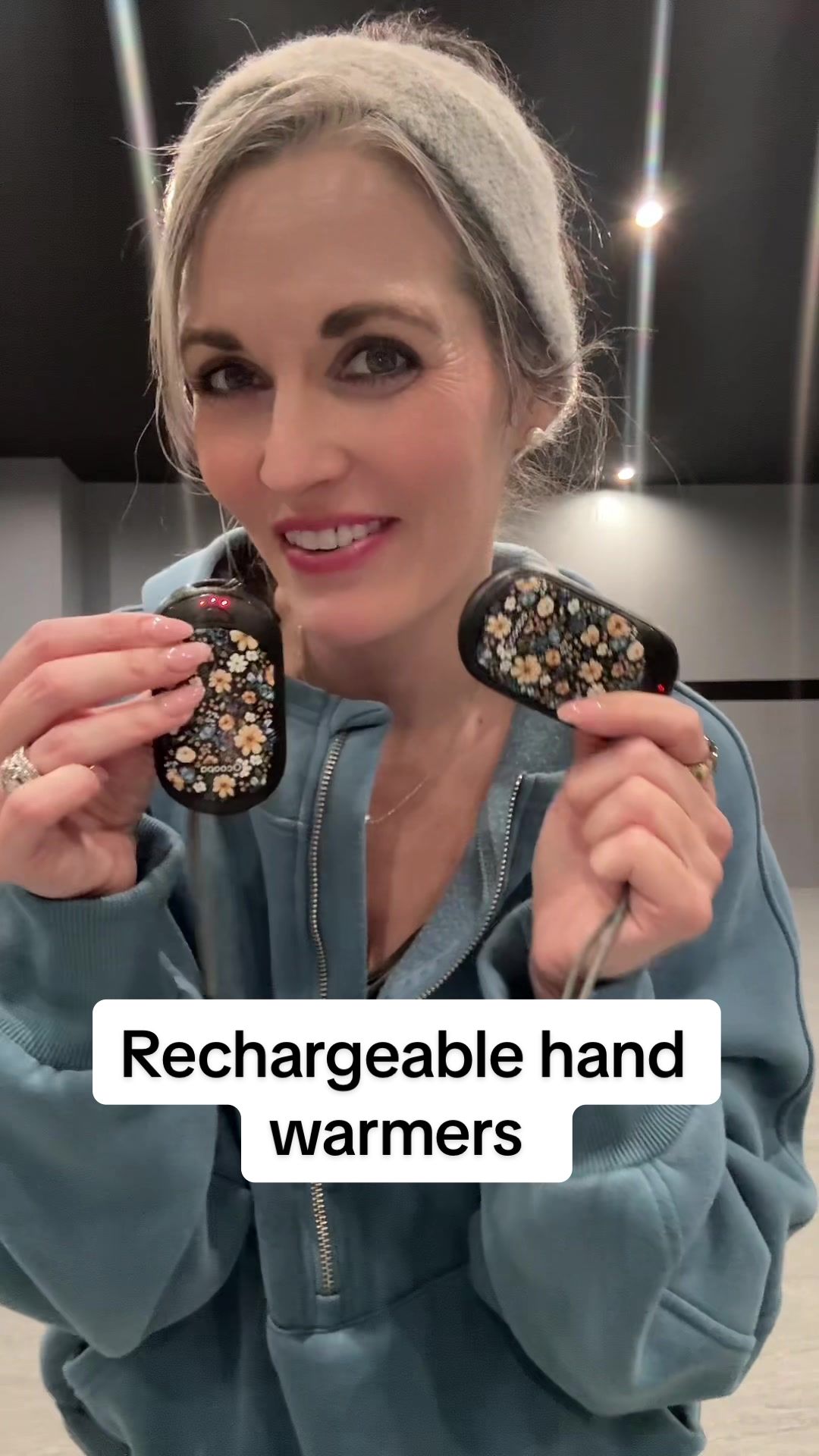 TikTok post by @balletmama4 for Ocoopa. Caption reads: [...] #heaters #momsoftiktok @Ocoopa Official.