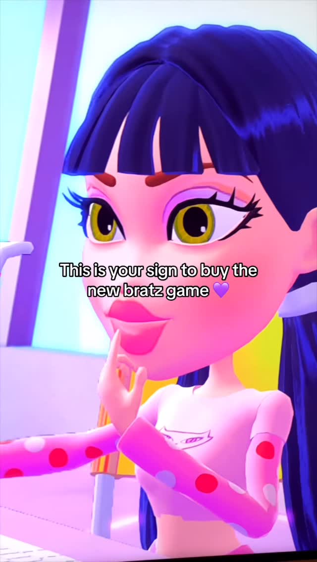 Instagram post by @iamsimplymorgan for Bratz. Caption reads: This is your sign to get the new @bratz game 💜....
