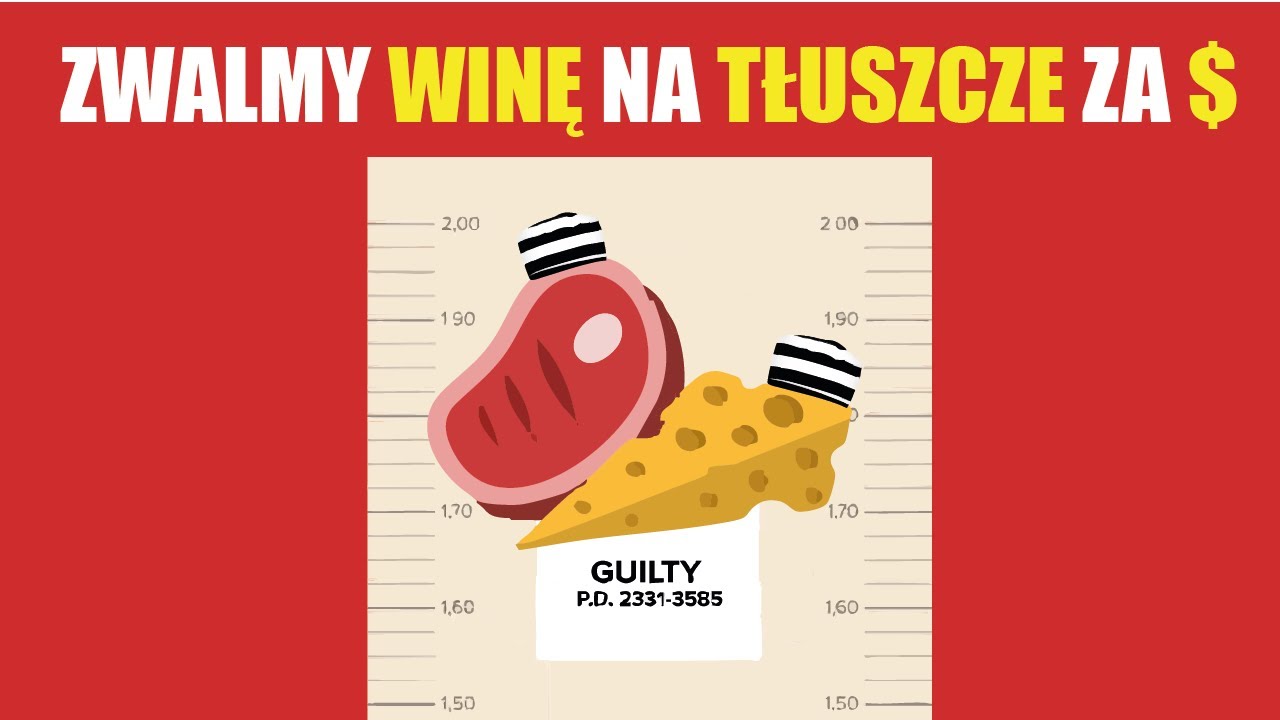 YouTube post by @BartoszCzekala for Mięsna Paczka. Caption reads: „Winne są tłuszcze!” – największe naukowe....