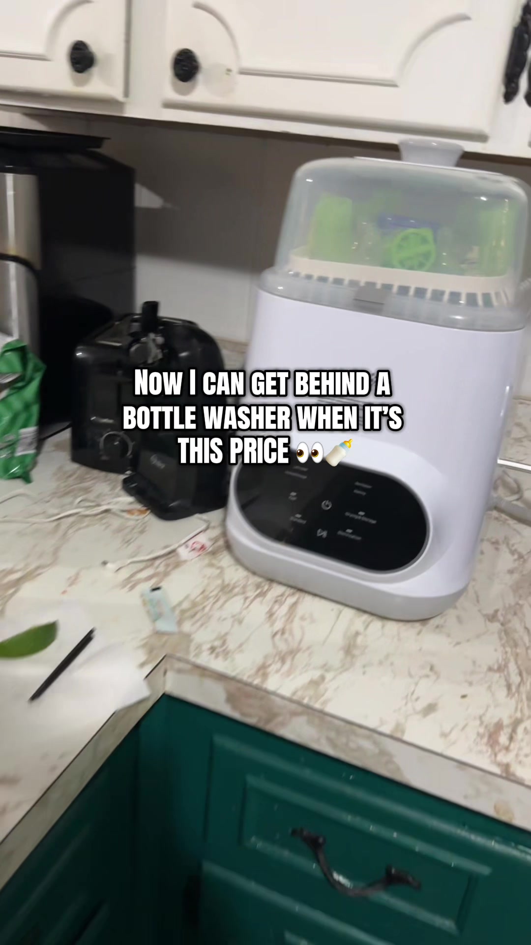 TikTok post by @haysiess for GROWNSY. Caption reads: [...] Needed this! #bottlewasher....
