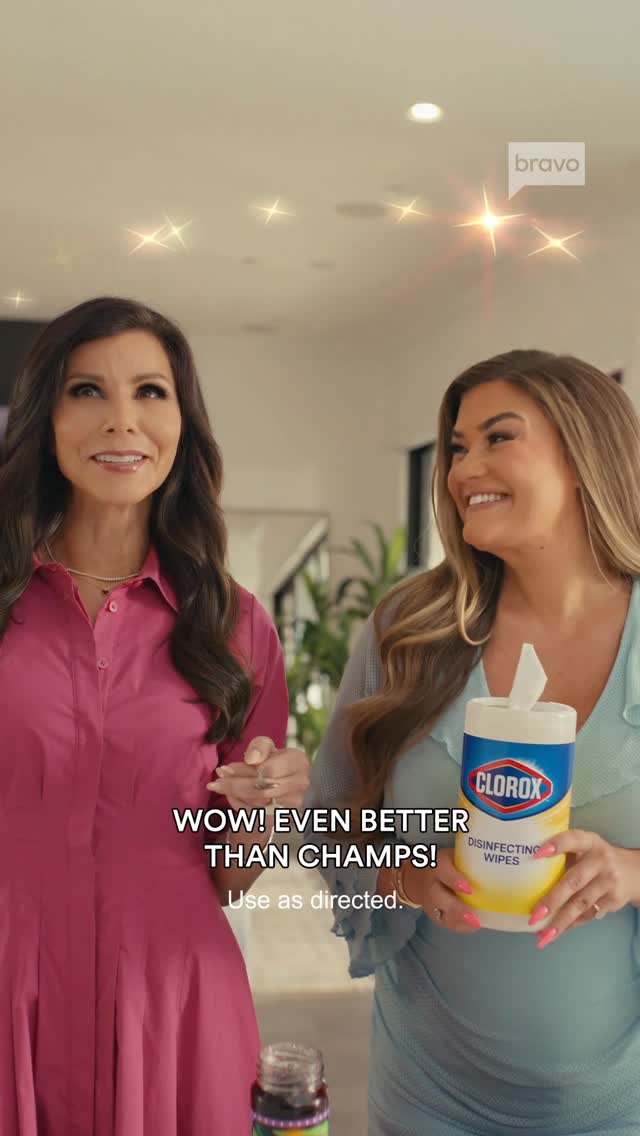 Instagram post by @heatherdubrow for Clorox. Caption reads: Nothing was stopping me from getting that....