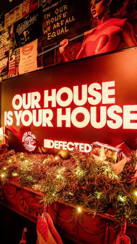 Instagram post by @eatseverything for White Claw. Caption reads: Santa Claws’ House Party did NOT disappoint!....