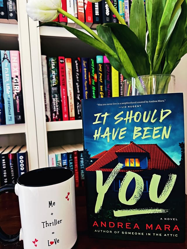 Instagram post by @itsallaboutthethrill for Viking Books. Caption reads: [...] by @andreamaraauthor!! Thank you....