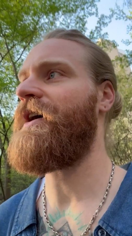 Instagram post by @samhairwolfryder for Trainline. Caption reads: stoked to be part of the 'I came by train' pledge....