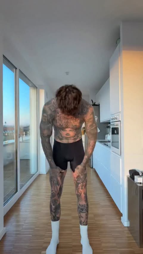 Instagram post by @terribletil for JeanPaulGaultier. Caption reads: [...] Scandal Pour Homme Intense by....