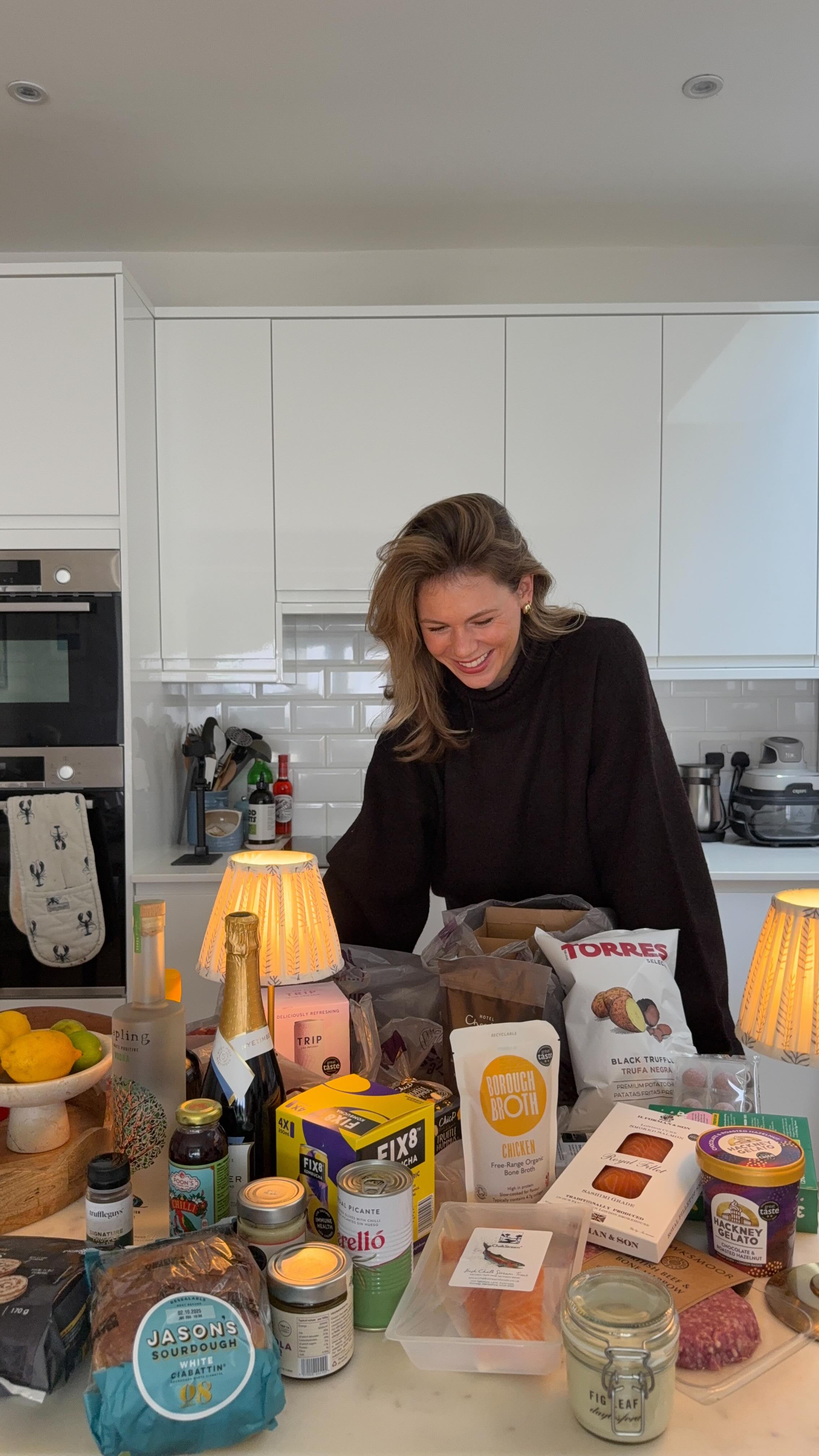 Instagram post by @saff_michaelis for Ocado. Caption reads: Ad | GIVEAWAY: Win my favourite things on @ocadouk....