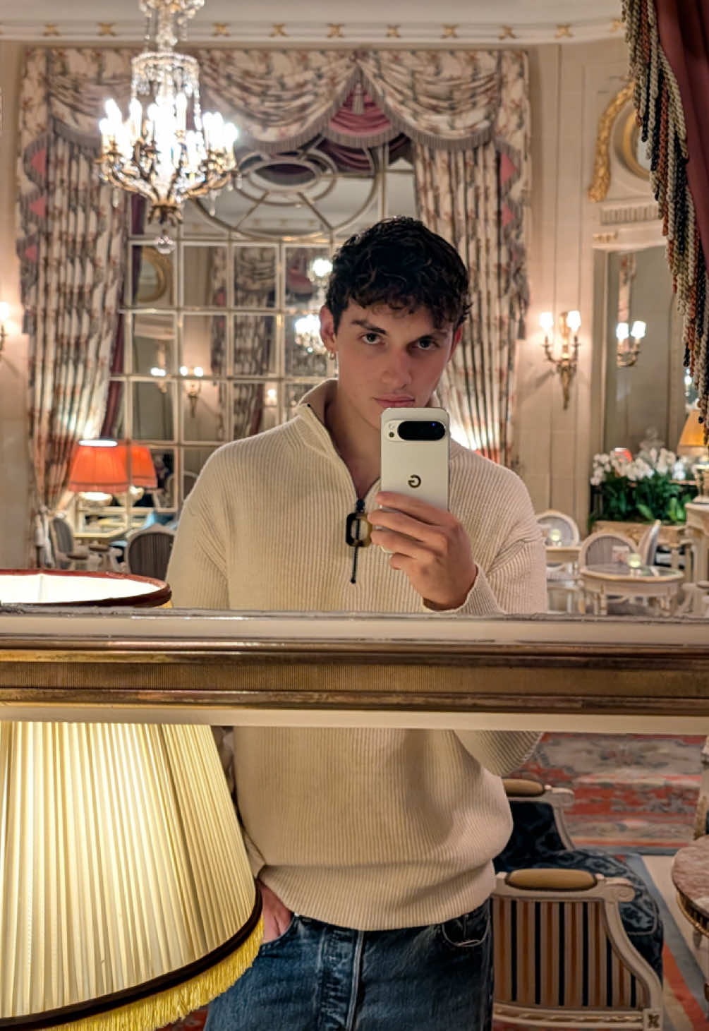 TikTok post by @googlepixeluk for London Fashion Week. Caption reads: [...] and Google Pixel. @Kit Price @LONDON FASHION....