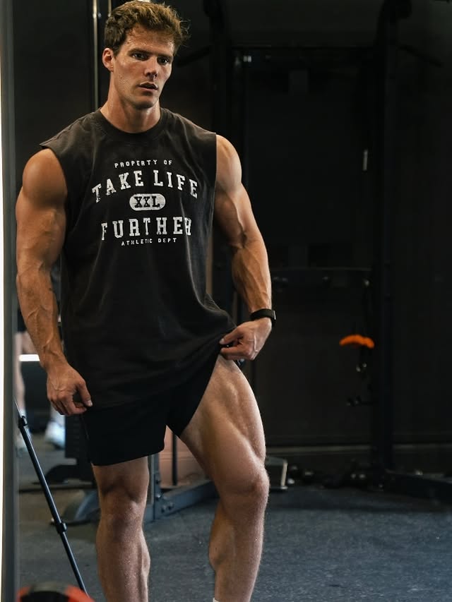 Instagram post by @michaeldean2.0 for TLF. Caption reads: [...] “just one more step” #takelifefurther....