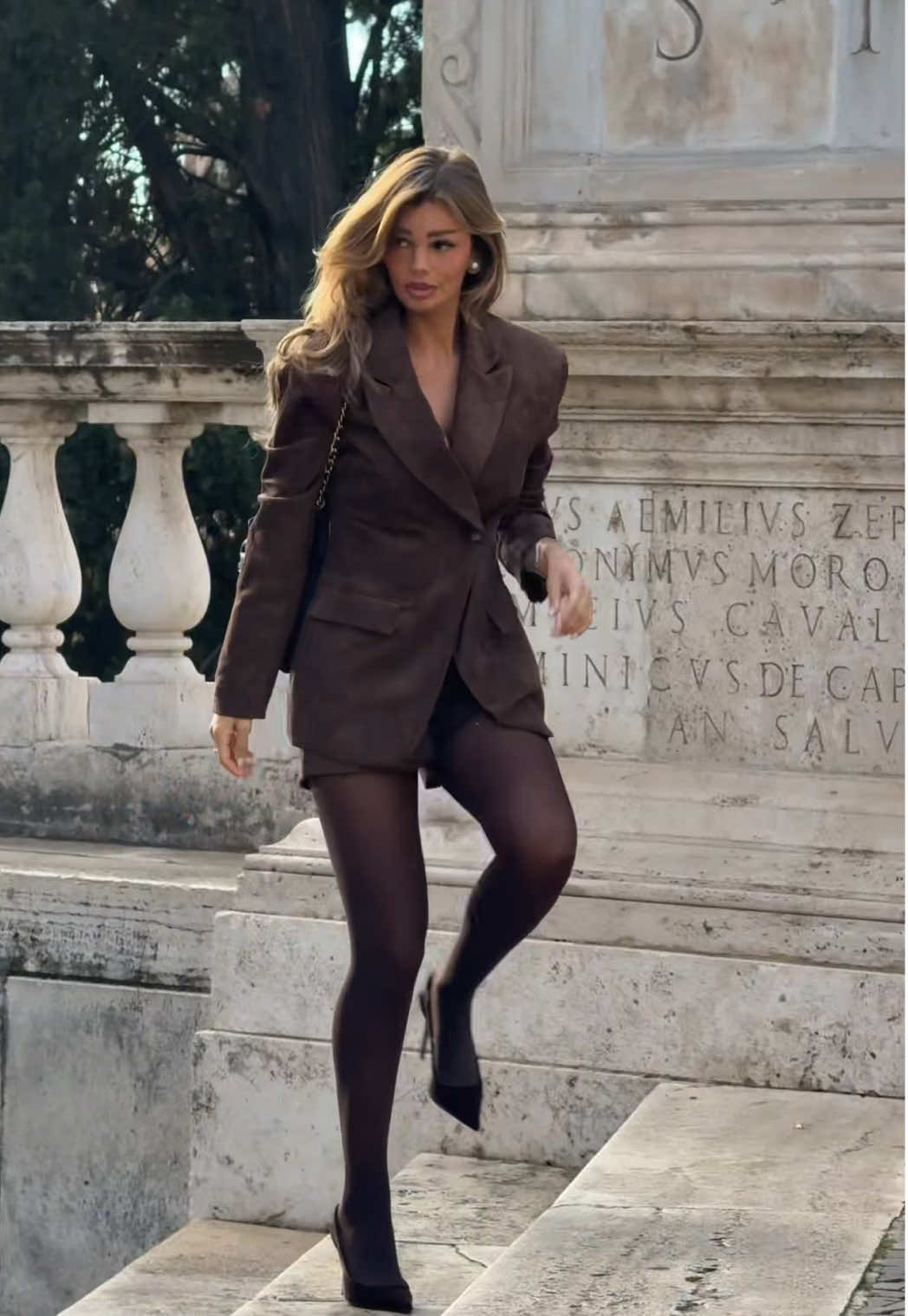 TikTok post by @lauraceliav for LOAVIES. Caption reads: my favorite look for the season🦌🤎🍂🌰 { and....