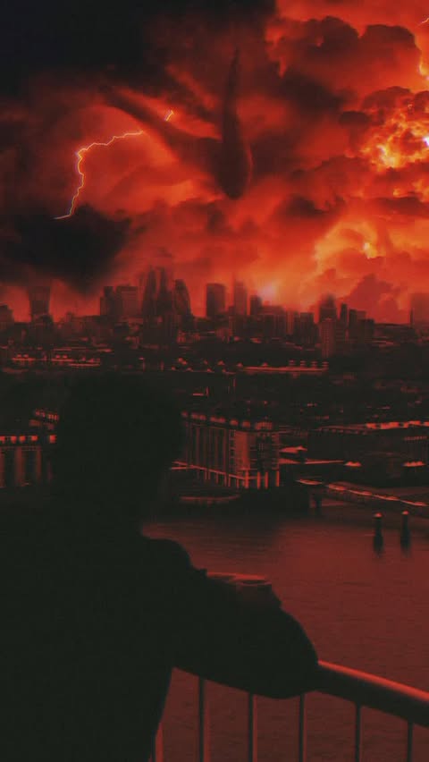 Instagram post by @griggen_ for Picsart. Caption reads: [...] Things Photo Tutorial 🕷️ Mindflayer....