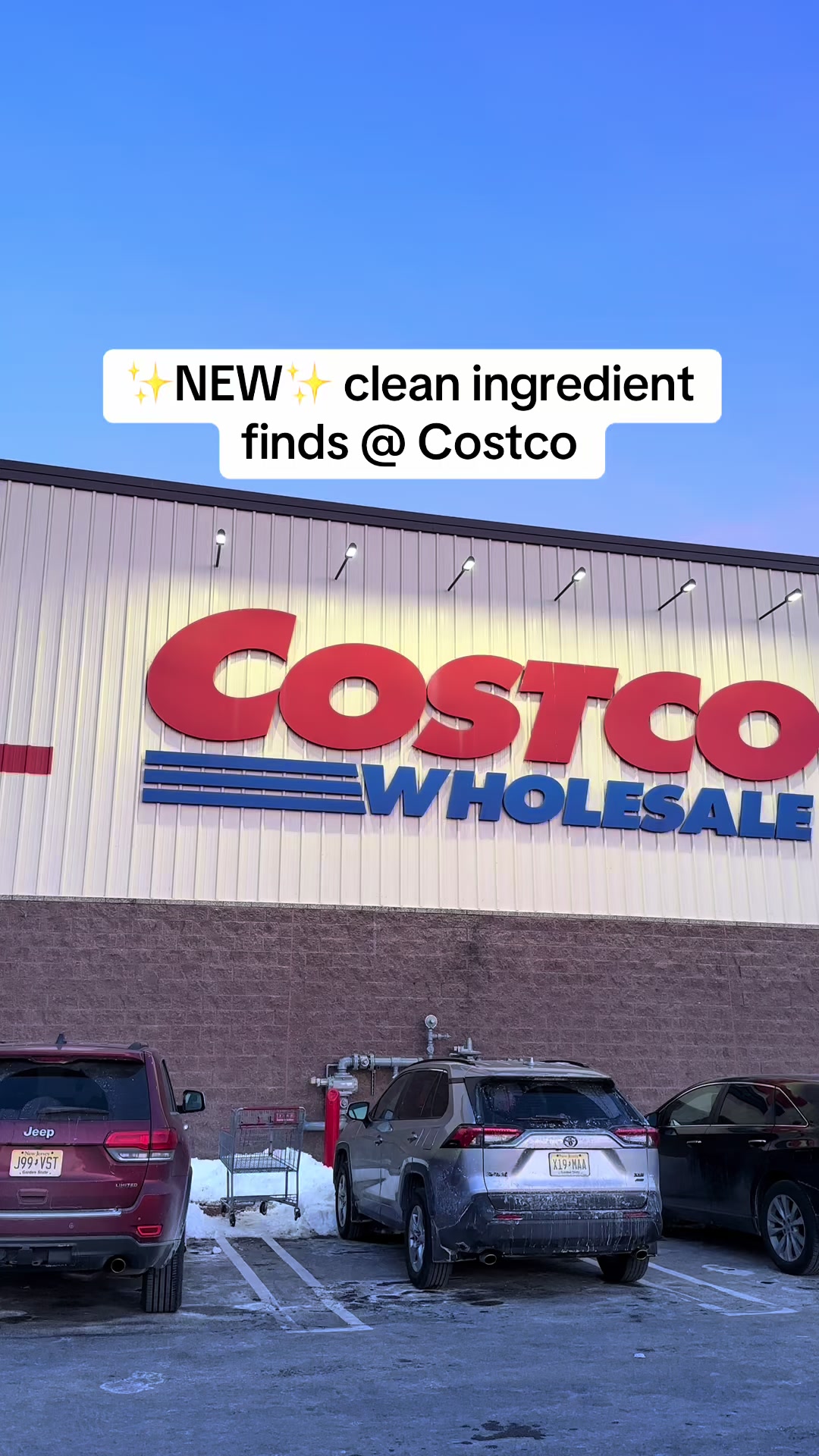 TikTok post by @well_withchristina for Pop & Bottle. Caption reads: NEW better for you finds at Costco!! Loveeee....