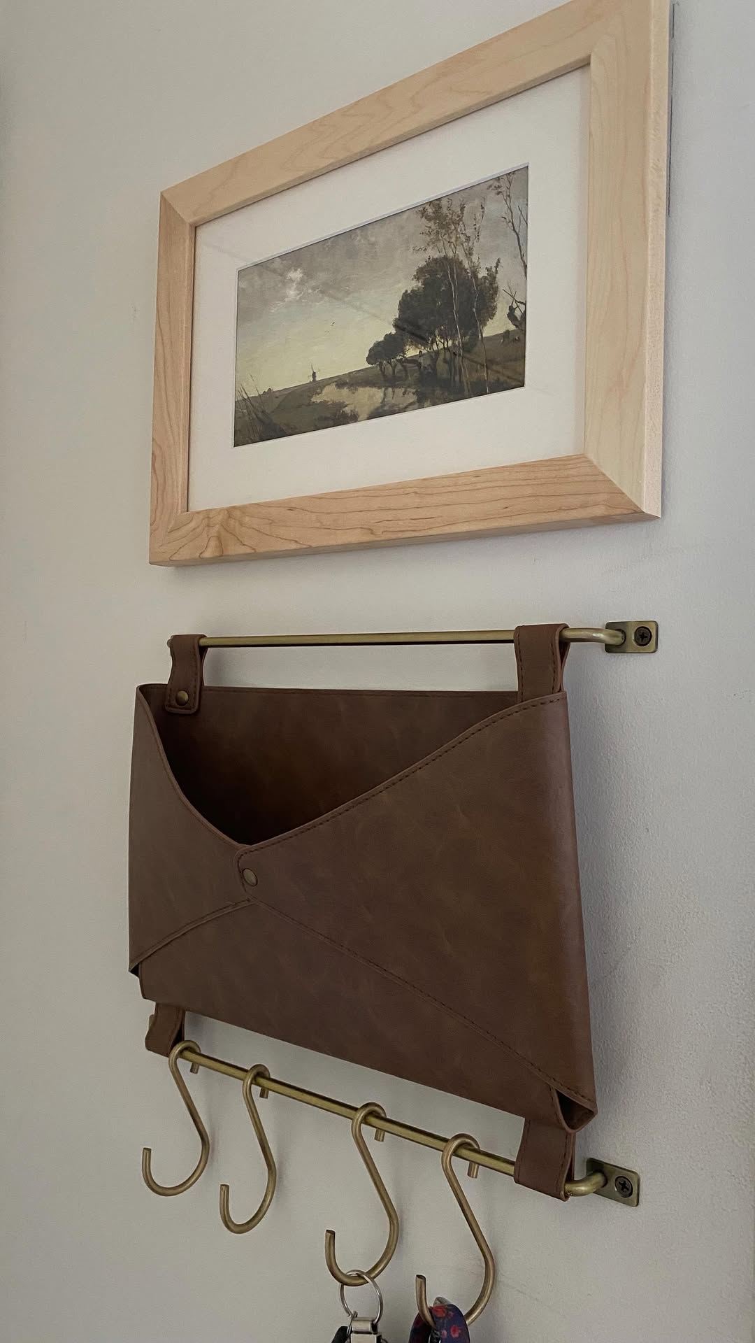 Instagram post by @homestead.interiors for Frame It Easy. Caption reads: Even small spaces can have a “moment.” Sometimes....