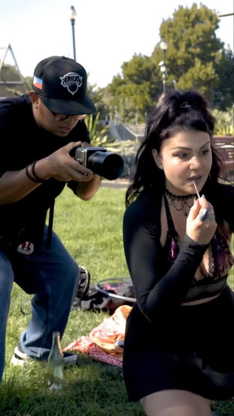 Instagram post by @paulie.b for Hasselblad. Caption reads: [...] in September. Photos taken with the....