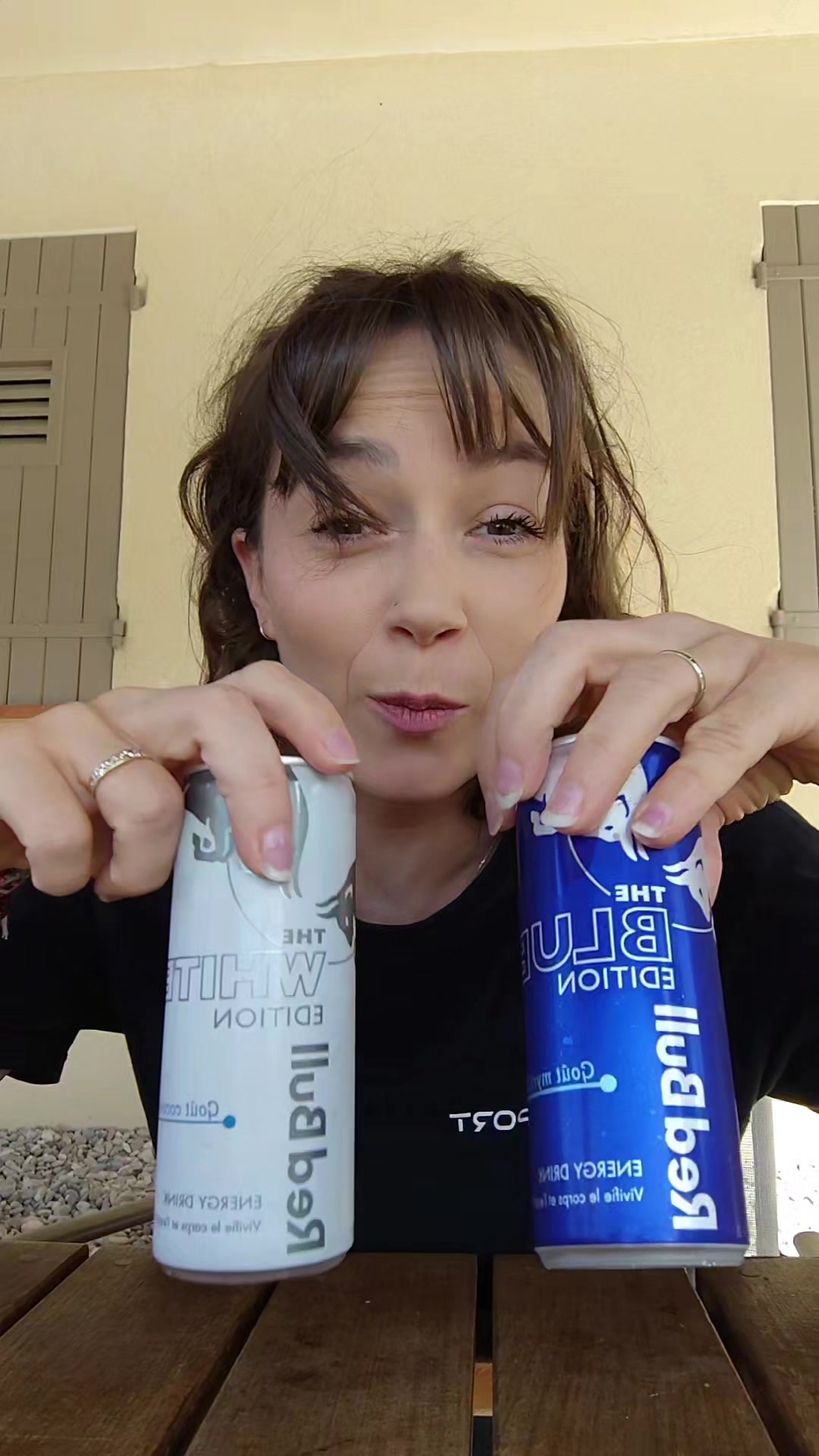 TikTok post by @marleneneau for Red Bull. Caption reads: [...] pas à grand chose 🫣😆 #redbull....
