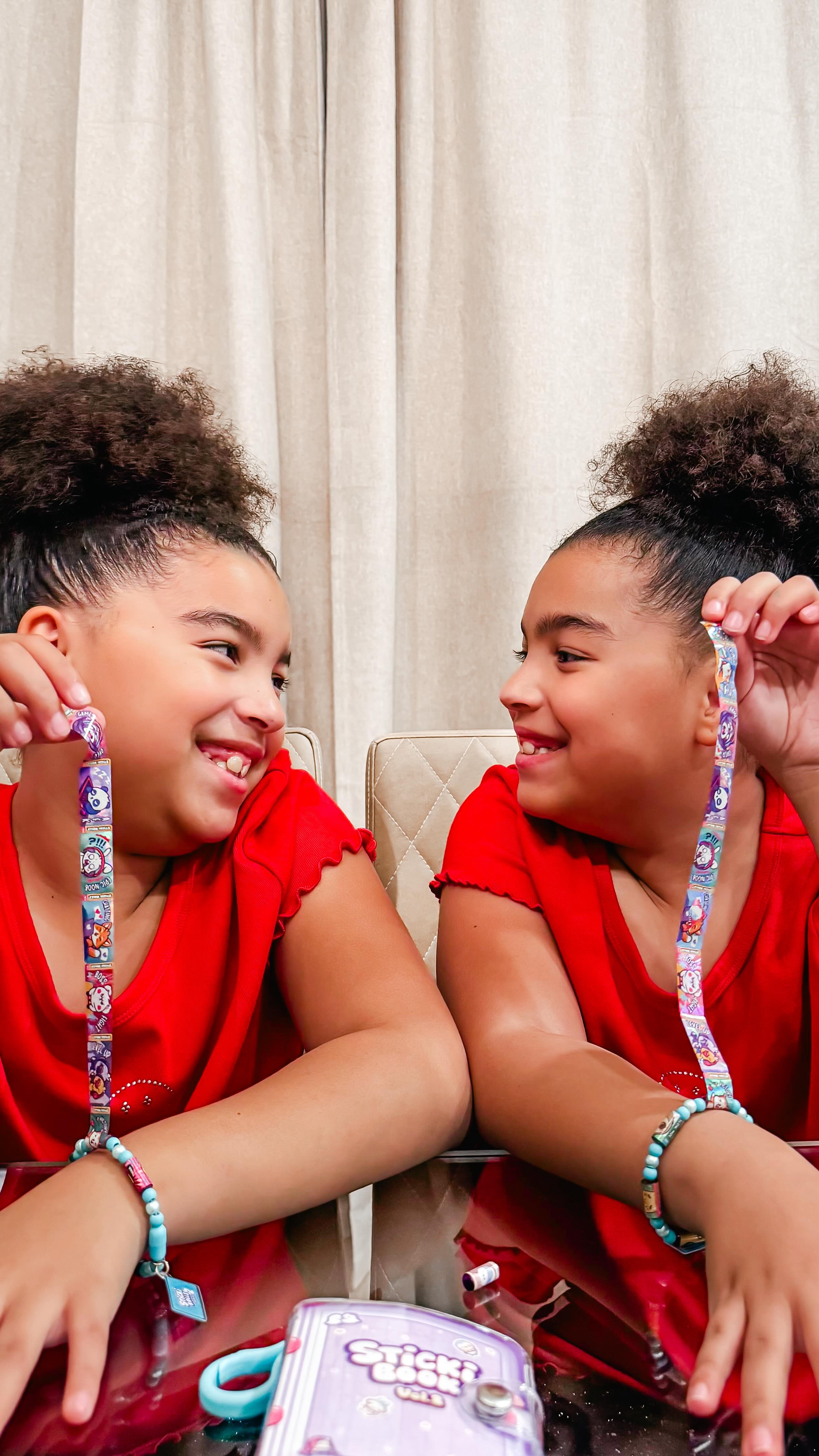 Instagram post by @the_stephen_3 for Jazwares. Caption reads: My girls are obsessed with @StickiRolls! They had....