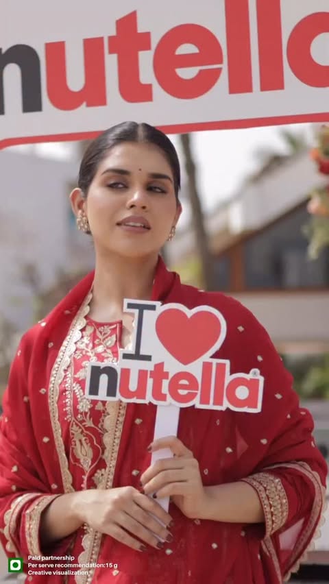 Instagram post by @meenakshigovindharajan_ for Nutella. Caption reads: [...] and tradition. 🌾
From pot painting and....