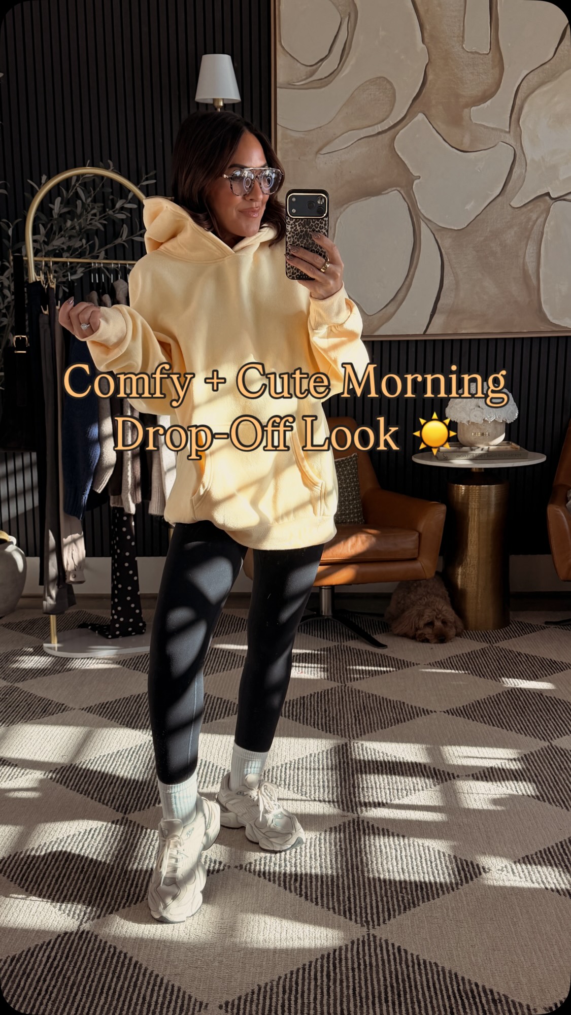 Instagram post by @lexietucker_ for New Balance. Caption reads: Comment SUN to shop this look! ☀️

Drop-off....