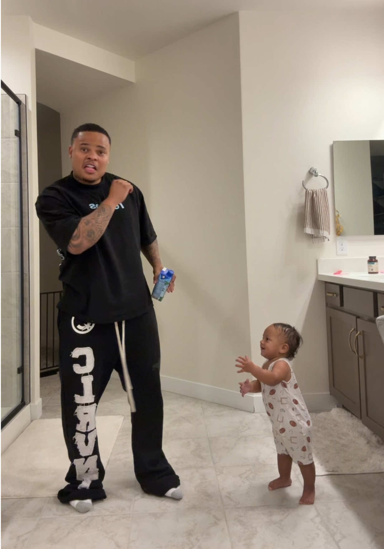 TikTok post by @larobenz for Vita Coco. Caption reads: [...] getting tired of me doing this 😭.. @Vita....