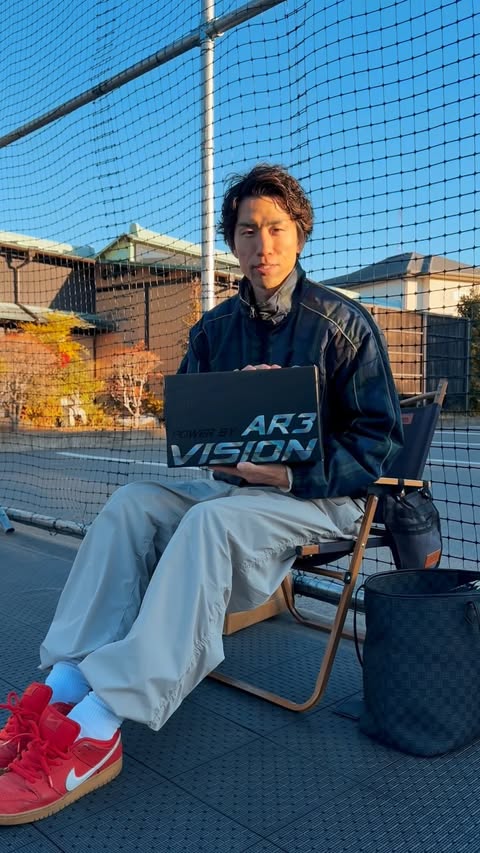 Instagram post by @yasuojapan for Rigorer. Caption reads: ☑︎ what next..? 👟🏀 #asmr #ar3....